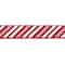 3/8" x 12ft. Red & White Diagonal Stripes Ribbon by Celebrate It® Christmas